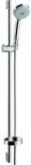 hansgrohe Brauseset Croma 100 Multi 3jet 27774000 chrom, mit 90 cm Brausestange Unica