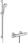 hansgrohe Croma Select S Combi Brausenset 27014400 weiss-chrom, 90 cm Shower Set