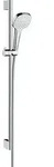 hansgrohe Croma Select E 1jet Brauseset 26594400 weiss-chrom, 90 cm Brausestange