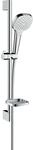 hansgrohe Croma Select E Vario Brauseset 26586400 weiss-chrom, Stange 65, mit...