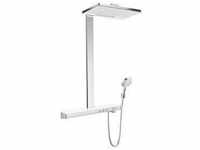 hansgrohe Rainmaker Select 460 Showerpipe 27109400 weiß chrom, 2 jet, mit Thermostat