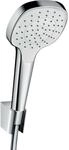 hansgrohe Croma Select E 1jet Wannenset 26412400 weiss-chrom, 160 cm Schlauch...