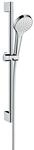 hansgrohe Croma Select S 1jet Brauseset 26564400 weiss-chrom, 65 cm Brausestange