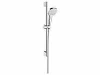 hansgrohe Croma Select E Multi Brause Set 26580400 weiss chrom, mit 65 cm
