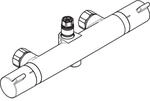 hansgrohe Thermostat Dusche Aufputz f&uuml;r 92147000 Showerpipe chrom