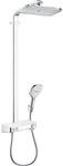 hansgrohe Raindance Select Showerpipe 27288400 E360, weiss chrom, mit Brausearm 380