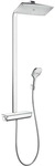 hansgrohe Raindance Select Showerpipe 27286400 E360 1Jet, wei&szlig; chrom, mit Brausearm