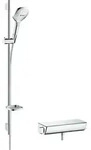 hansgrohe Brauseset Ecostat Select 27039000 E 120 Combi, chrom, DN 15, Stange 90cm,
