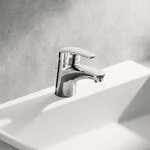 Hansa Hansamix Waschtischarmatur 01092283 Ablaufgarnitur, flexible Druckschl&auml;uche,