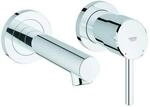 Grohe Fertigmontageset Concetto 19575001 2-Loch-Waschtischarmatur, chrom