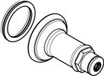 hansgrohe Luftfsprudler Axor Montreux 3-Loch 98583000 Waschtischarmatur Wand...