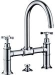 hansgrohe Axor Montreux 2-Griff-Waschtisch-Br&uuml;cken-Armatur 16510000 Ausladung 175mm,