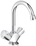 Grohe Costa 2 Griff Waschtischarmatur 21374001 chrom, schwenkbarer Rohrauslauf,