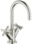 Dornbracht Tara. Zweigriff-Armatur 22512892-06 f&uuml;r Waschtisch, mit Ablaufgarnitur,