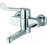 Kludi Medi-Care Waschtisch-Wand-Armatur 349210524 Klinikhebel, Ausladung 250 mm,