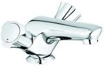 Grohe Costa 2 Griff Waschtischarmatur 21390001 chrom, Gussauslauf, mit Ablaufgarnitur