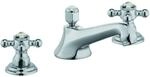 Kludi 1926 Waschtisch 3 Loch Armatur 510460520 chrom, mit Ablaufgarnitur