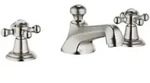 Dornbracht Madison Waschtisch-Dreiloch-Armatur 20700360-06 mit Ablaufgarnitur, platin