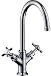 hansgrohe Axor Montreux 2-Griff-Waschtischarmatur 16506000 Ausladung 175mm,