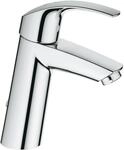 Grohe Waschtisch Armatur Eurosmart 2339310E chrom, SilkMove ES, mit...