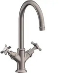 hansgrohe Axor Montreux 2-Griff-Waschtischarmatur 16502820 Ausladung 175mm, mit
