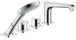 hansgrohe Axor Citterio E Fertigmontageset 36410000 4-Loch-Fliesenrandarmatur, mit