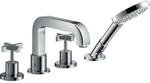 hansgrohe Axor Citterio Fertigmontageset 39453000 4-Loch-Fliesenrandarmatur, mit