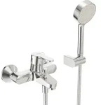 Hansa Wannenarmatur Hansaprimo 4944210300003 Aufputz mit Brausegarnitur, chrom