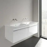 Villeroy & Boch Venticello Waschtisch 4111DJR1 130x50 cm, weiss Ceramicplus, ohne