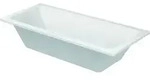 Duravit D-Code Rechteck-Badewanne 700101000000000 180 x 80 x 40 cm, Zentraler Ablauf,