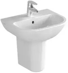 VitrA S20 Handwaschbecken 5500L003-0001 45x35,5cm, &Uuml;berlauf/Hahnloch mittig,...