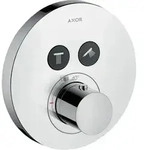 hansgrohe Axor ShowerSelect Round Thermostat 36723000 Thermostat, 2...