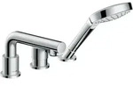 hansgrohe Talis S Wannen-3-Loch-Einhebelmischer 72416000 DN 15, Ausladung 200 mm,