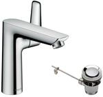 hansgrohe Talis E 150 Waschtischarmatur 71754000 chrom, mit Ablaufgarnitur