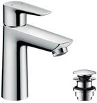Hansgrohe Talis E 110 Waschtischarmatur 71711000 chrom, mit Push-Open Ablaufgarnitur
