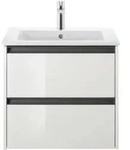 Duravit Me by Starck Waschtisch 23366300001 63 x 49 cm, wei&szlig; WonderGliss, mit