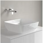 Villeroy & Boch Artis Aufsatzwaschtisch 41784101 41 x 41 cm, ohne Hahnloch/&Uuml;berlauf