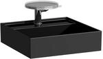 LAUFEN Kartell Handwaschbecken 8153310201111 46x46cm, schwarz, 1 Hahnloch,