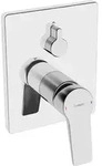 Hansa Wannenarmatur Hansatwist 89849083 Hansabluebox, eckige Rosette, chrom