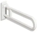 HEWI St&uuml;tzklappgriff Serie 801 8015020099 600 mm, reinweiss