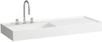 LAUFEN Kartell Waschtisch 8133320001581, 120x46cm, wei&szlig;, Ablage rechts, 3
