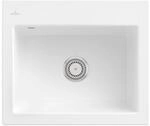 Villeroy und Boch Subway 60 S Einbausp&uuml;le 330901R1 mit Ablaufgarnitur, 600 x 510 mm,