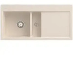 Villeroy und Boch Subway Fl&auml;chenb&uuml;ndige Sp&uuml;le 67701FFU Becken links, mit