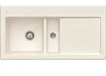 Villeroy und Boch Subway Fl&auml;chenb&uuml;ndige Sp&uuml;le 67702FKR Becken links, mit