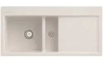 Villeroy und Boch Subway Fl&auml;chenb&uuml;ndige Sp&uuml;le 67701FKR Becken links, mit