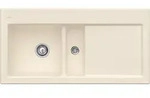 Villeroy und Boch Subway Fl&auml;chenb&uuml;ndige Sp&uuml;le 67702FFU Becken links, mit