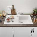Blanco Sona 5 S Sp&uuml;le 519674 86x50cm, PuraDur wei&szlig;, reversibel, ohne