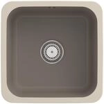 Villeroy und Boch Unterbausp&uuml;le 670302TR mit Ablaufgarnitur, Exzenterbet&auml;tigung,