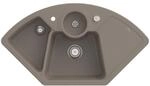 Villeroy und Boch Solo Eck Ecksp&uuml;le 670802TR Ablaufgarnitur, Exzenterbet&auml;tigung,
