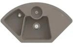 Villeroy und Boch Solo Eck Ecksp&uuml;le 670801TR Ablaufgarnitur, Handbet&auml;tigung,